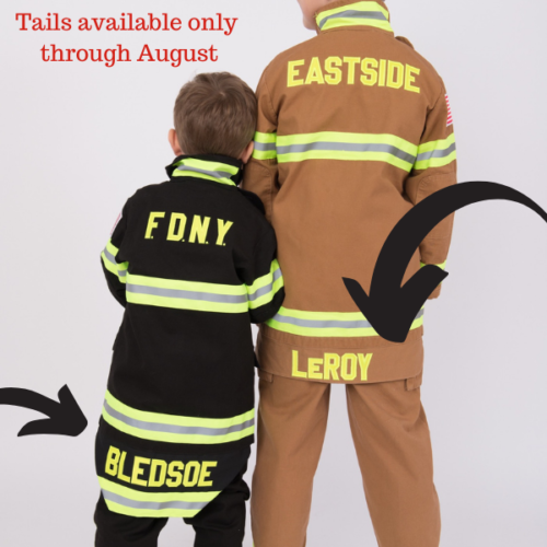 Kid's Firefighter Costume Set - FREE Personalized Bag ($35 value)