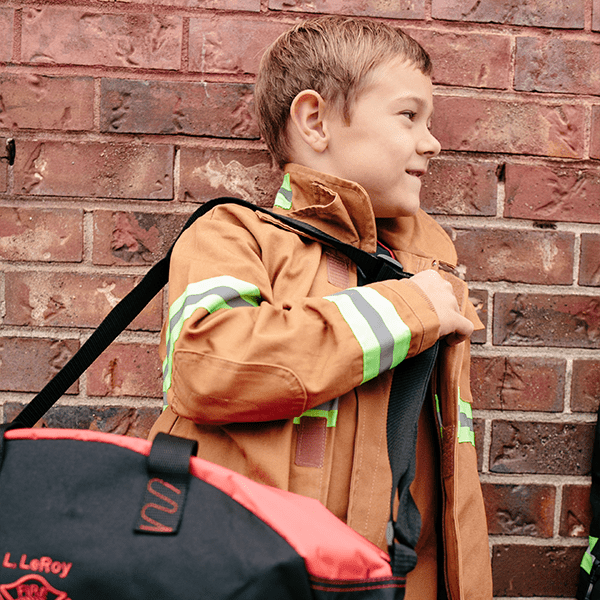 Kid's Firefighter Costume Set - FREE Personalized Bag ($35 value)